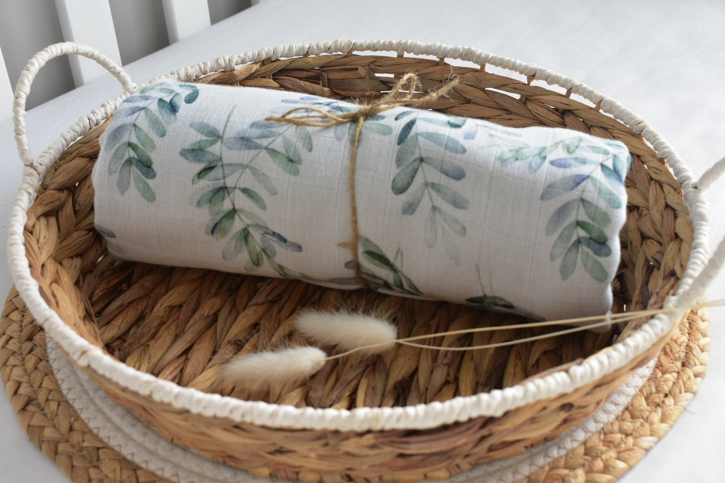 Baby Blanket in Eucalyptus - Bright Earth Apparel