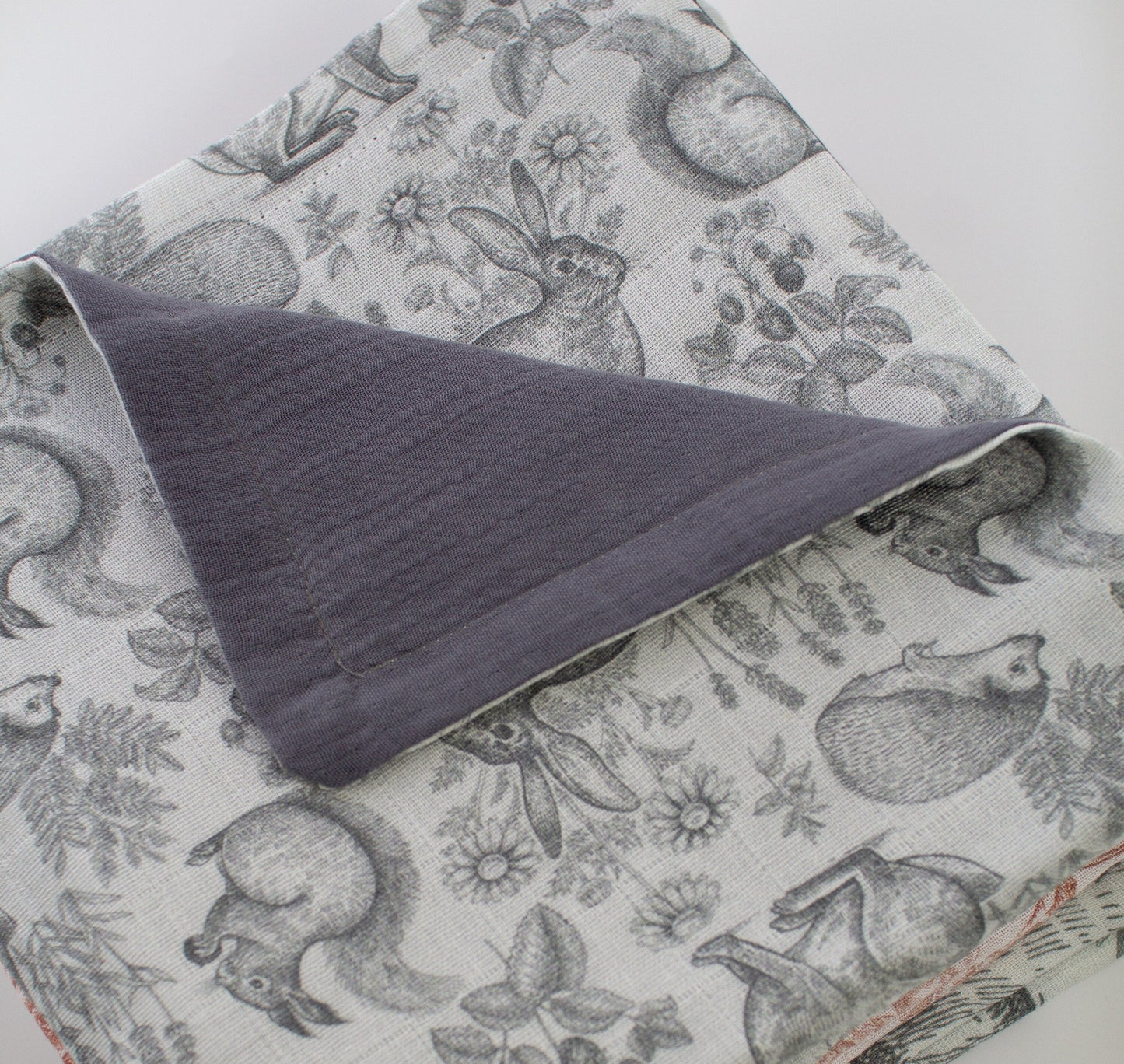 Baby Blanket in Rabbit - Bright Earth Apparel