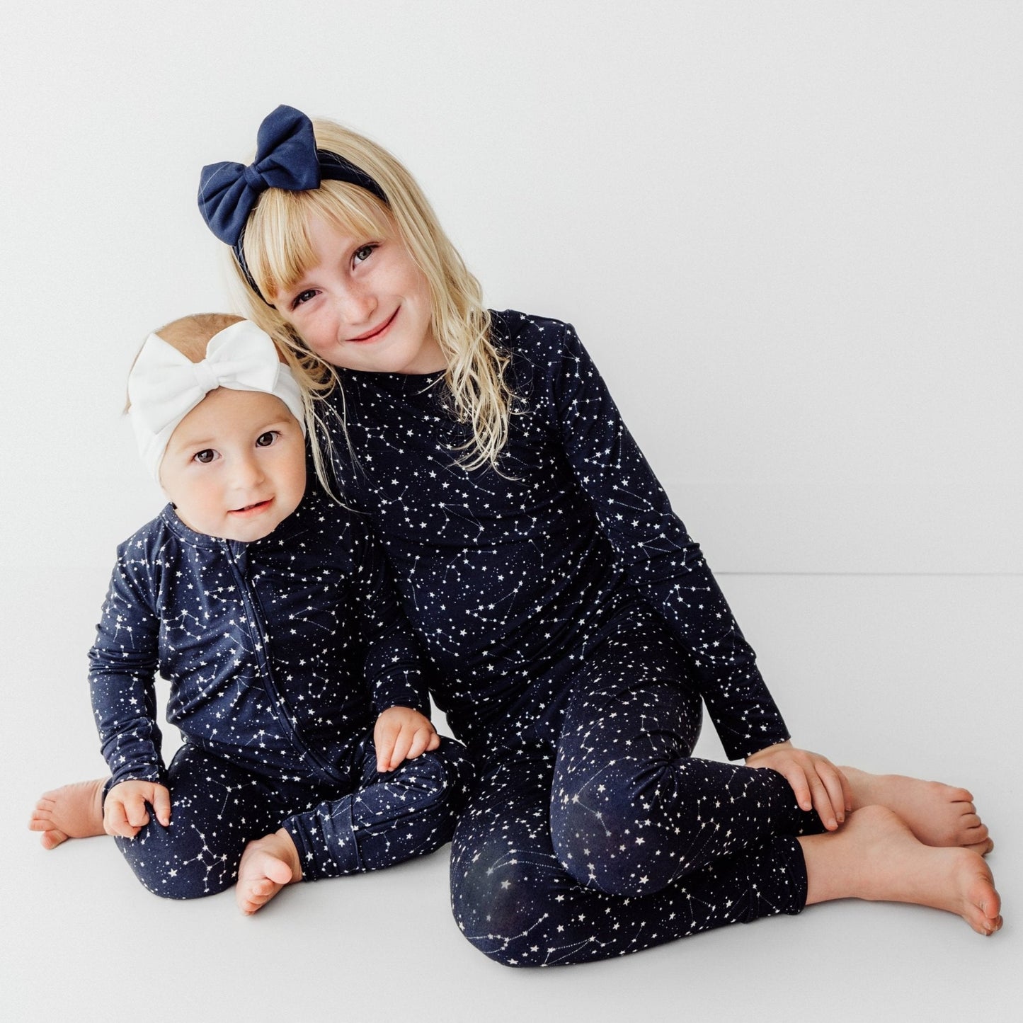 Fabric Bow in Navy - Bright Earth Apparel