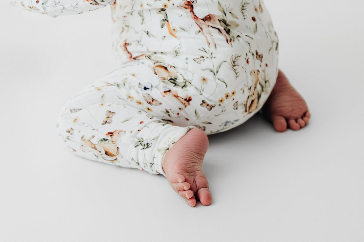 Footless Sleeper in Woodland - Bright Earth Apparel