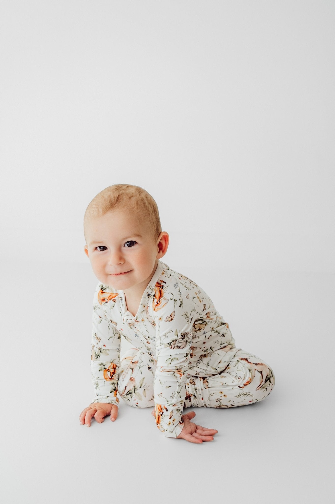 Footless Sleeper in Woodland - Bright Earth Apparel