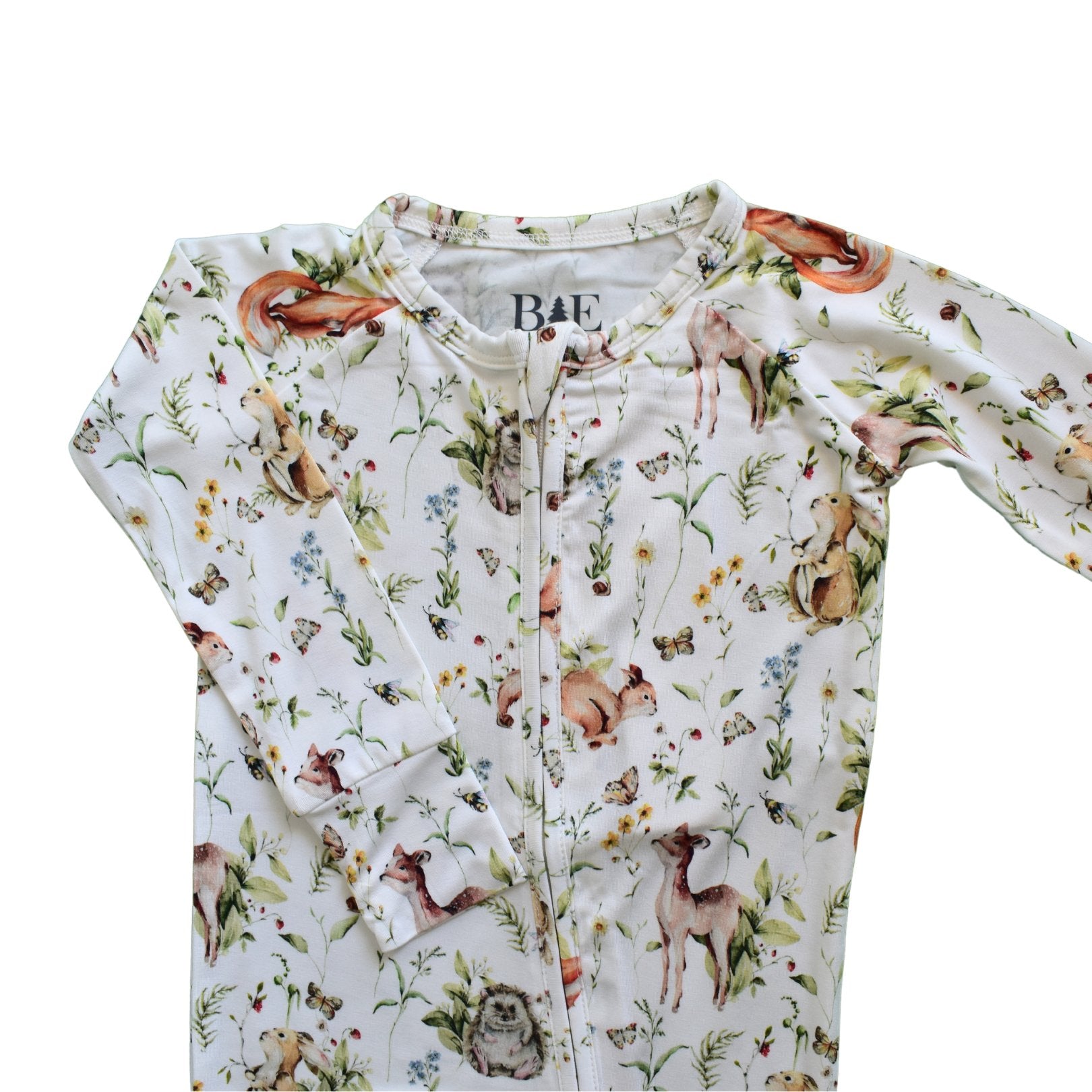 Footless Sleeper in Woodland - Bright Earth Apparel