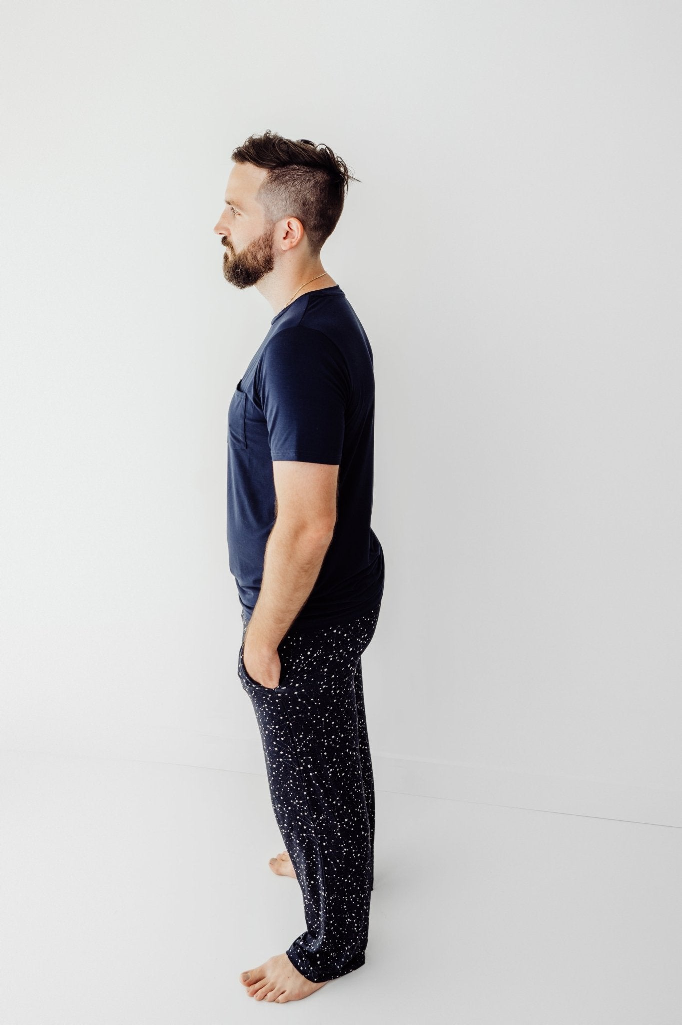 Men's Pajamas in Constellation - Bright Earth Apparel