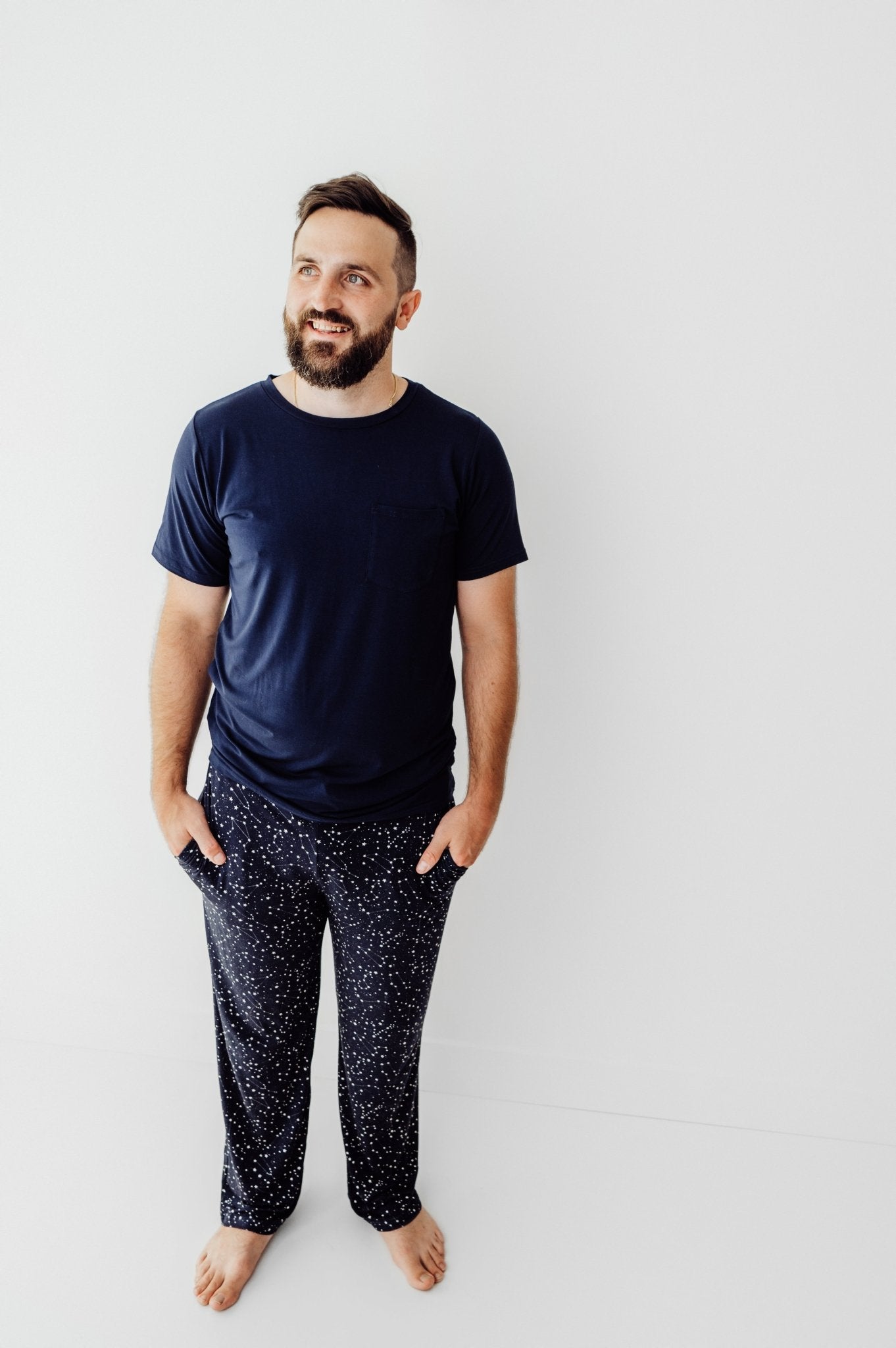 Men's Pajamas in Constellation - Bright Earth Apparel