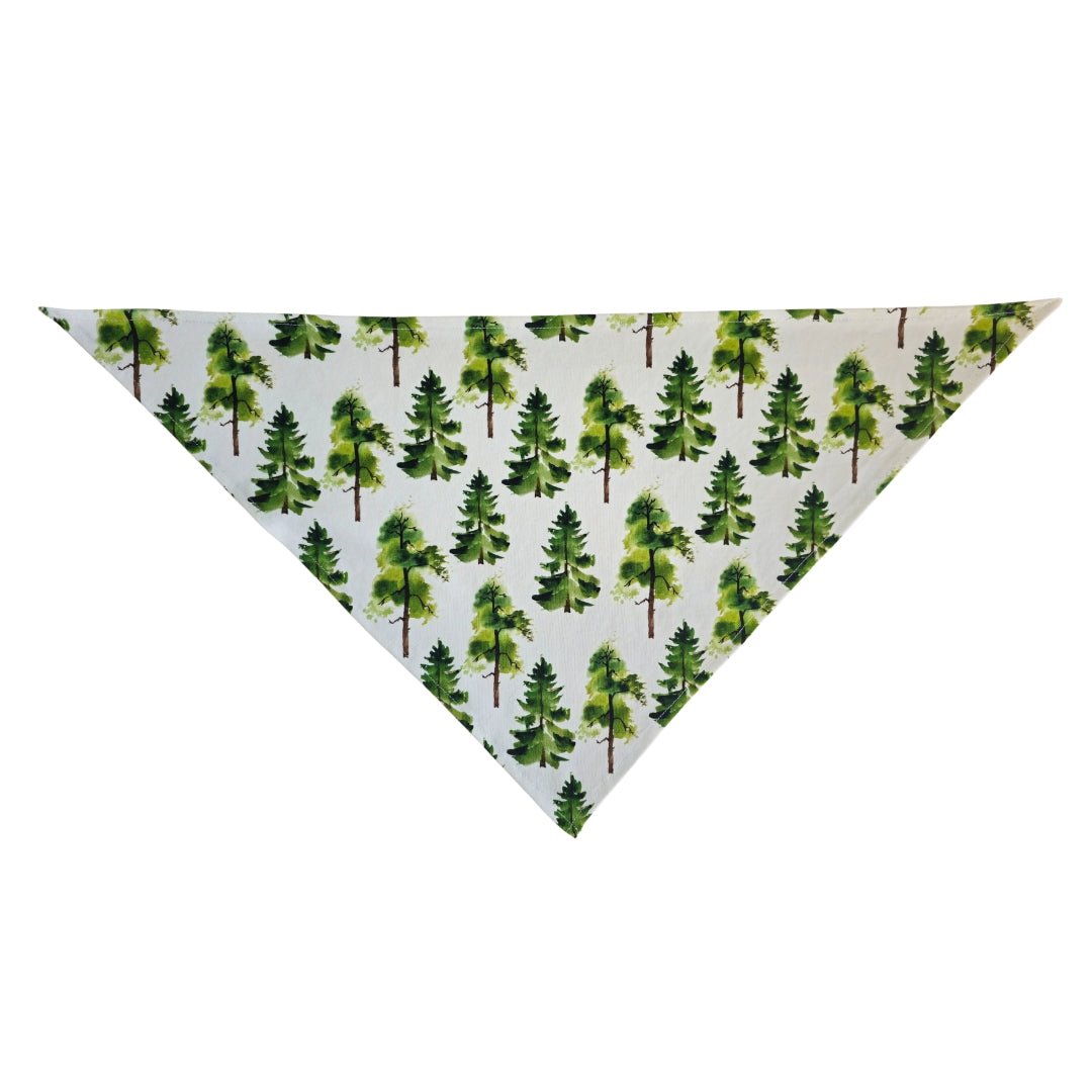 Pet Bandana in Pine Trees - Bright Earth Apparel