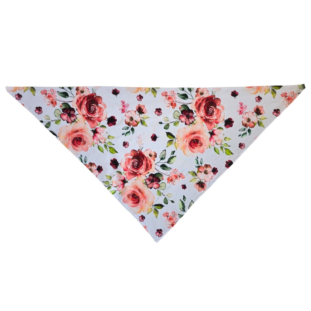 Pet Bandana in Roses - Bright Earth Apparel