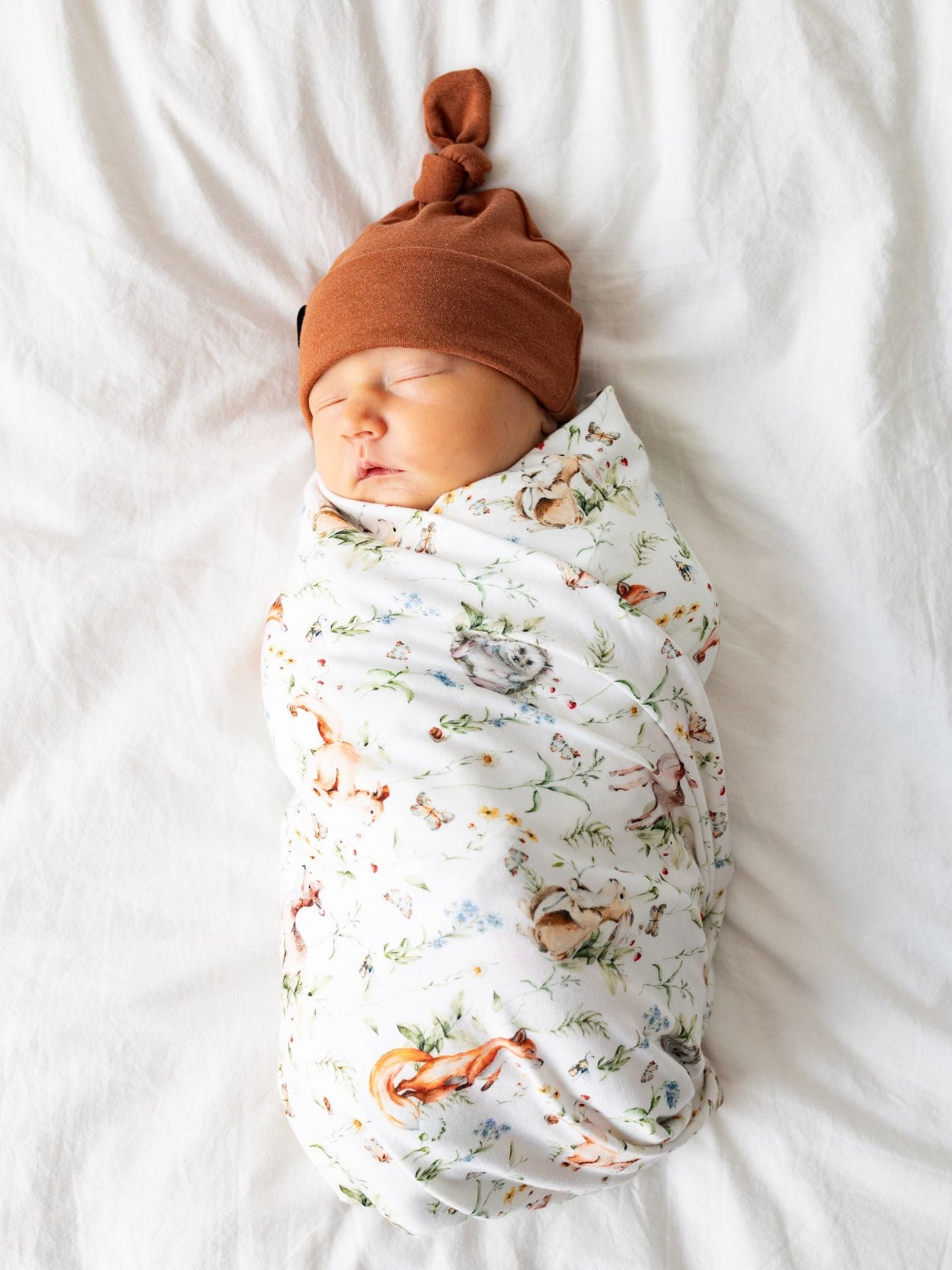 Swaddle Blanket in Woodland - Bright Earth Apparel