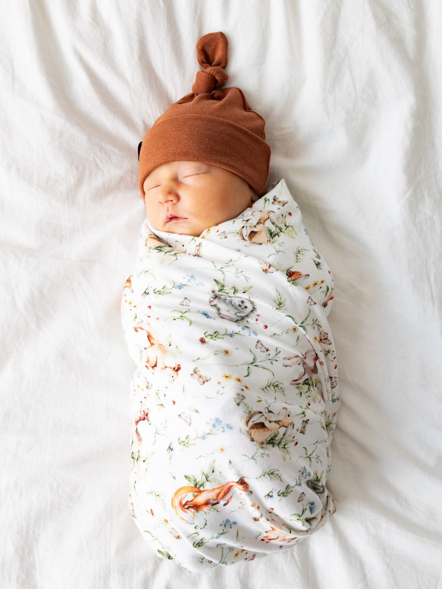 Swaddle Blanket in Woodland - Bright Earth Apparel
