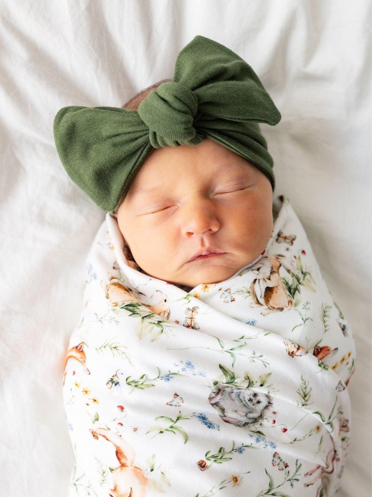 Swaddle Blanket in Woodland - Bright Earth Apparel