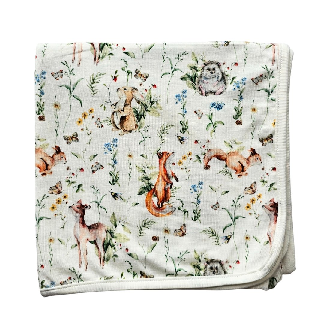 Swaddle Blanket in Woodland - Bright Earth Apparel