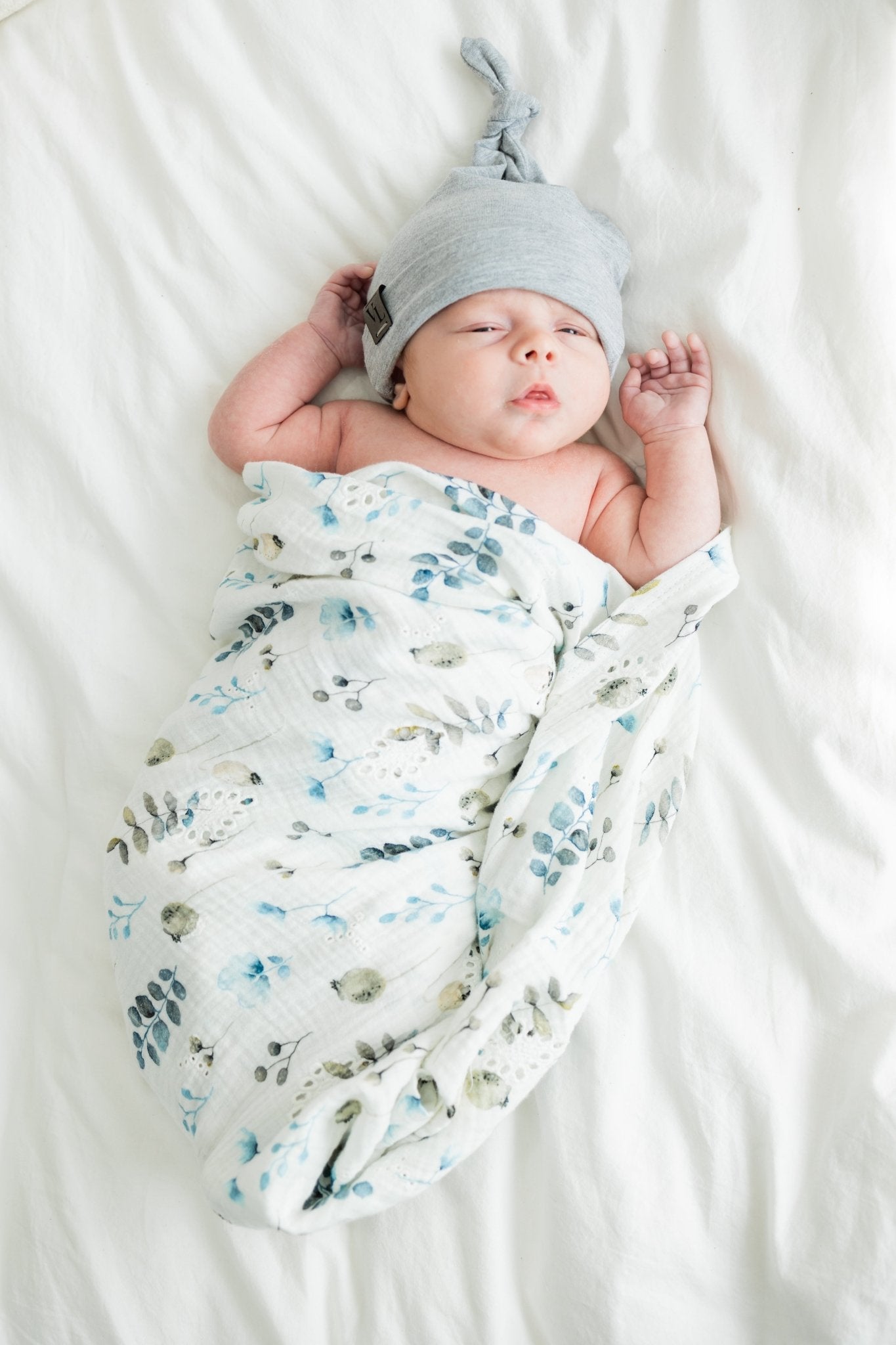 Top Knot Hat in Grey - Bright Earth Apparel