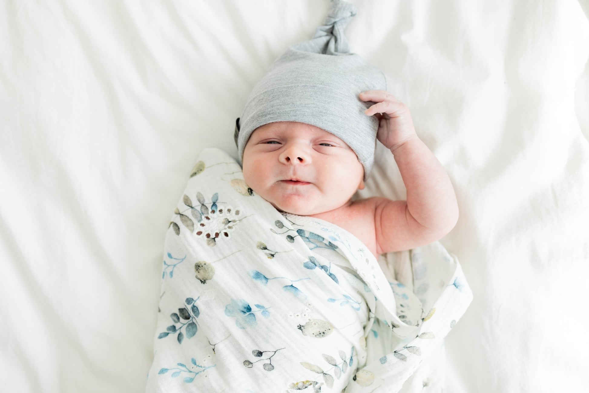 Top Knot Hat in Grey - Bright Earth Apparel