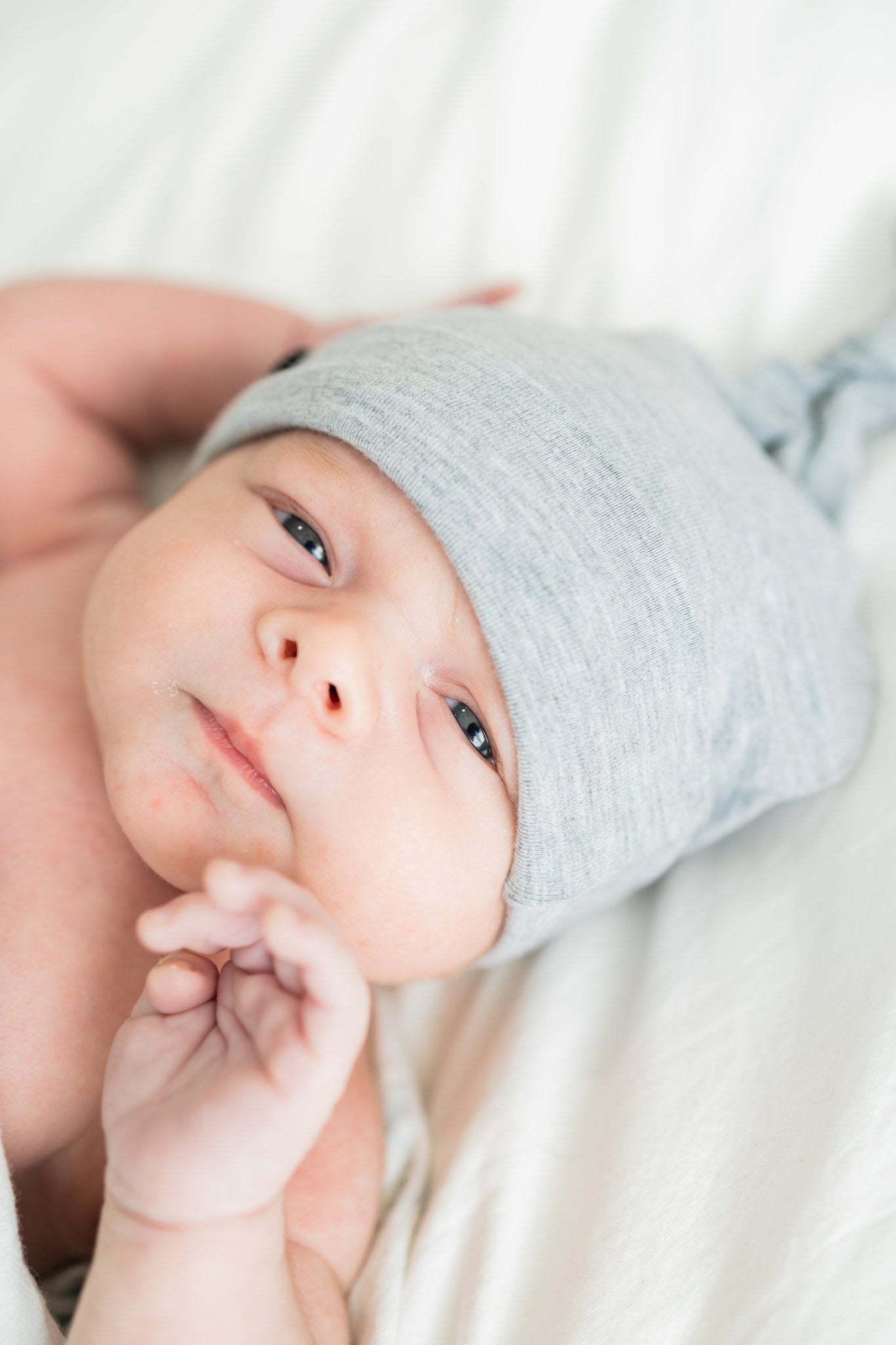 Top Knot Hat in Grey - Bright Earth Apparel