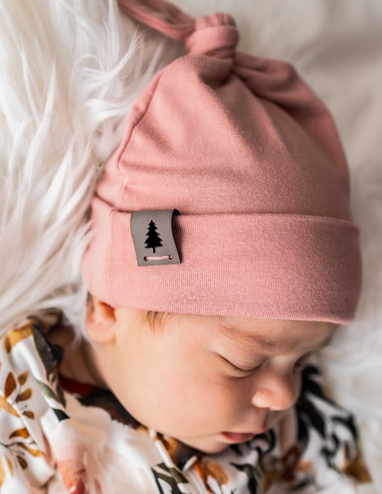 Top Knot Hat in Rose - Bright Earth Apparel