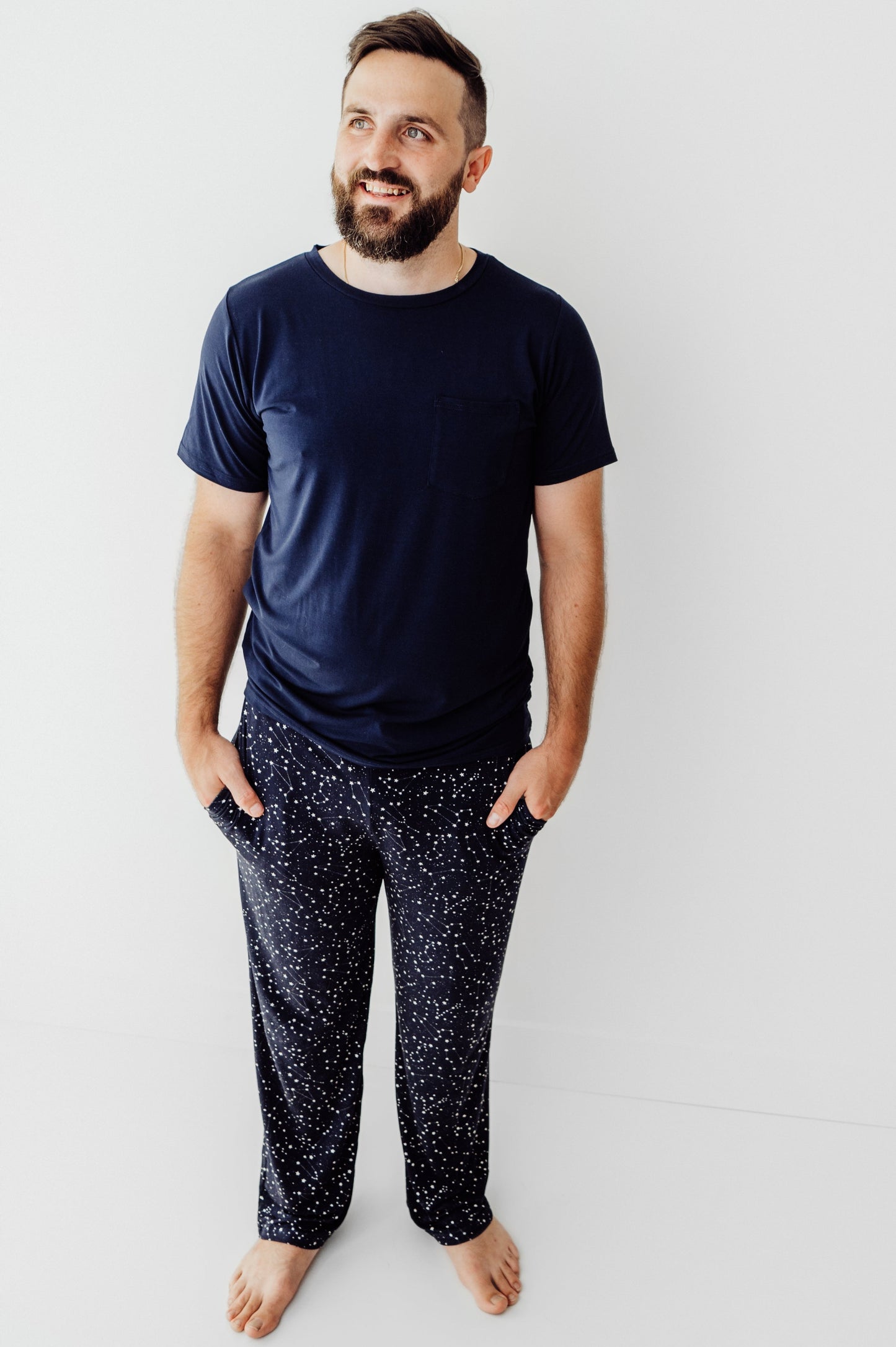 Men's Pajamas in Constellation