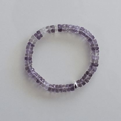 Calm Clarity – Amethyst Faceted Bracelet - Bright Earth Apparel