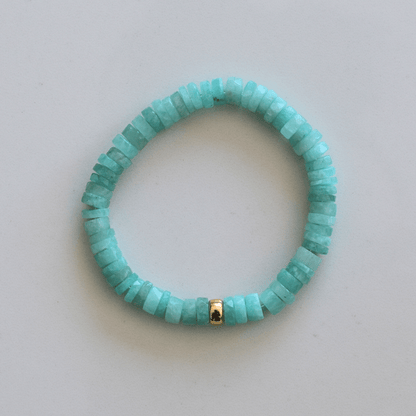 Calm Horizon – Amazonite Faceted Bracelet - Bright Earth Apparel