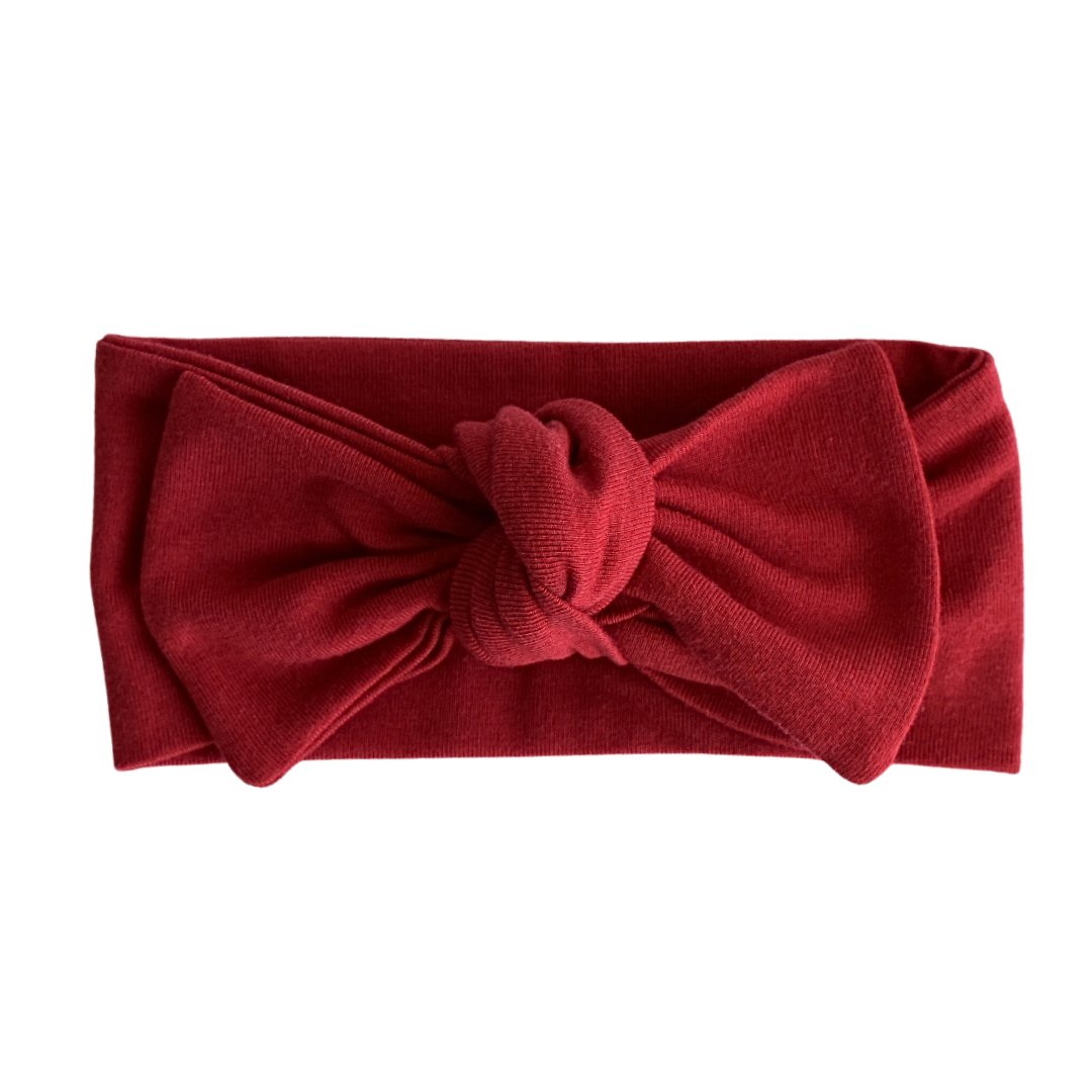 Fabric Bow in Chili - Bright Earth Apparel