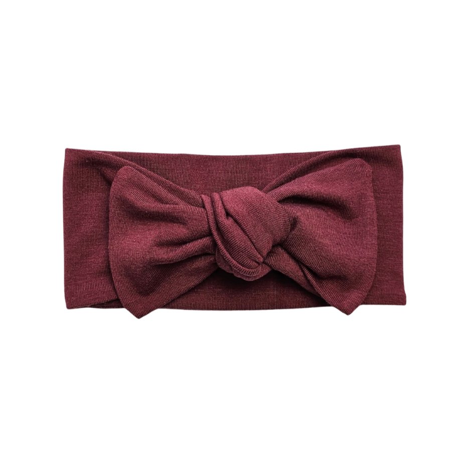 Fabric Bow in Raspberry - Bright Earth Apparel