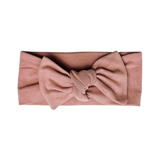 Fabric Bow in Rose - Bright Earth Apparel