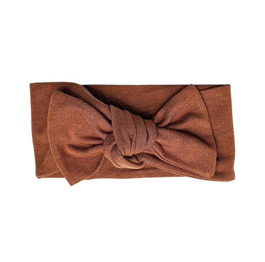 Fabric Bow in Rust - Bright Earth Apparel