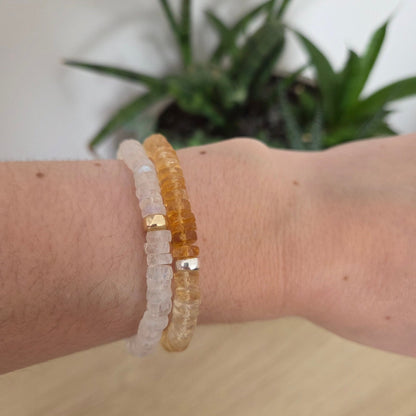 Golden Abundance – Citrine Faceted Bracelet - Bright Earth Apparel