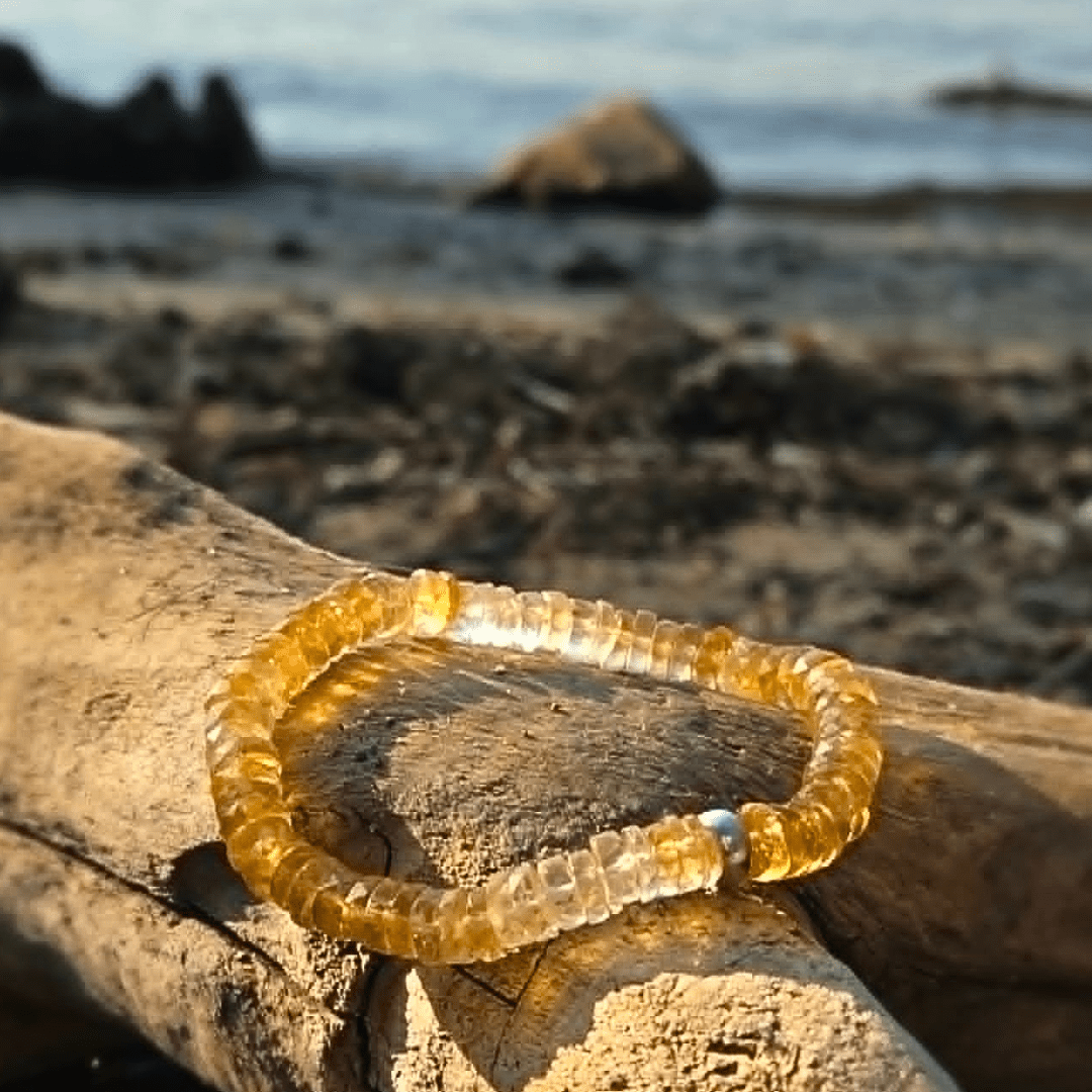 Golden Abundance – Citrine Faceted Bracelet - Bright Earth Apparel
