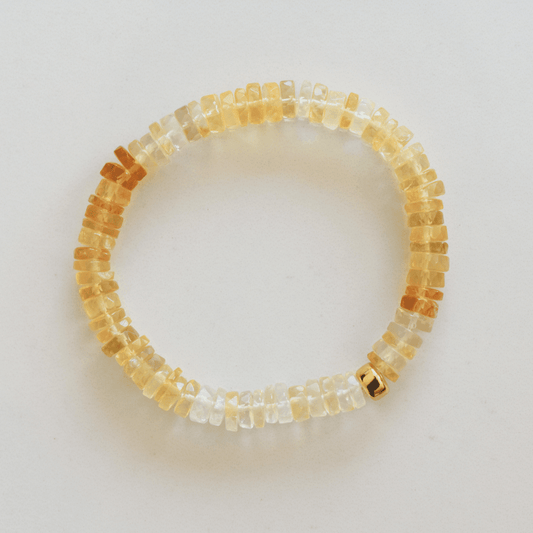 Golden Abundance – Citrine Faceted Bracelet - Bright Earth Apparel