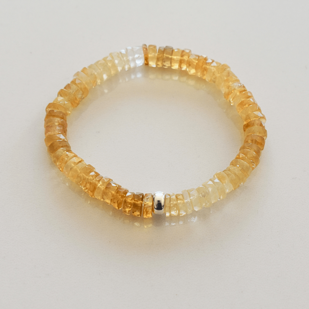 Golden Abundance – Citrine Faceted Bracelet - Bright Earth Apparel