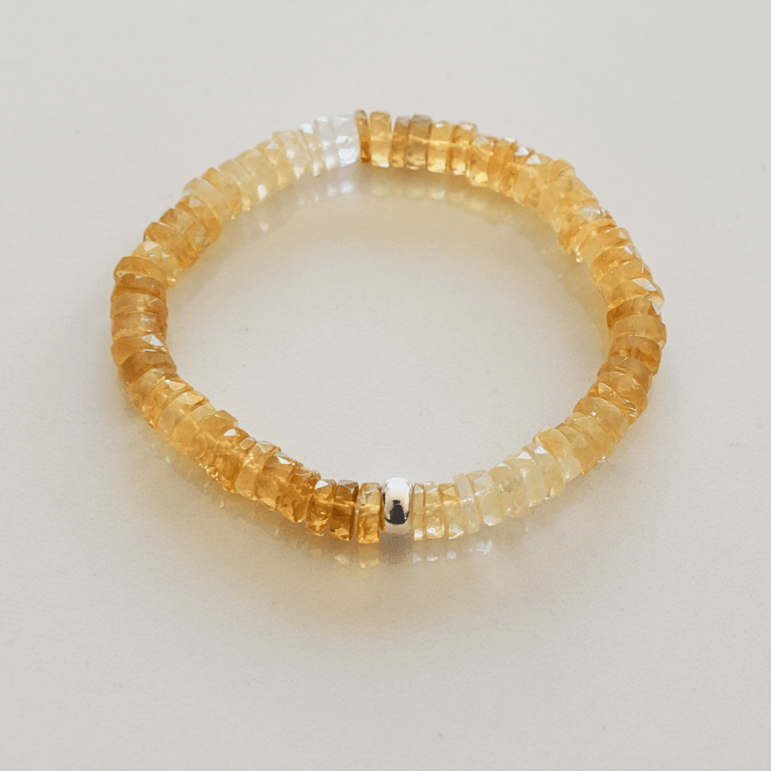 Golden Abundance – Citrine Faceted Bracelet - Bright Earth Apparel