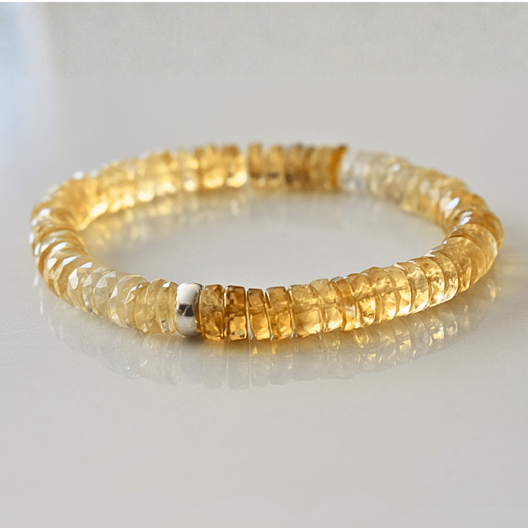 Golden Abundance – Citrine Faceted Bracelet - Bright Earth Apparel