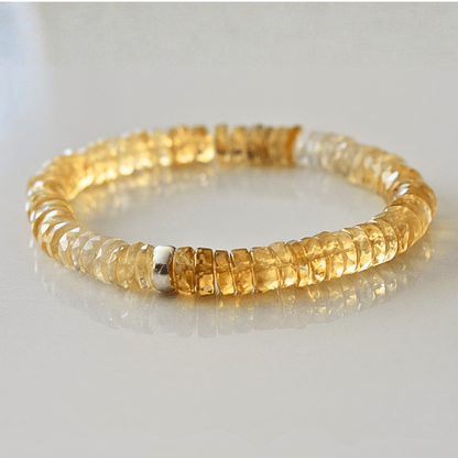 Golden Abundance – Citrine Faceted Bracelet - Bright Earth Apparel