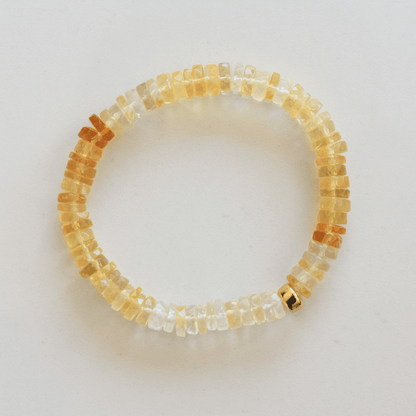 Golden Abundance – Citrine Faceted Bracelet - Bright Earth Apparel