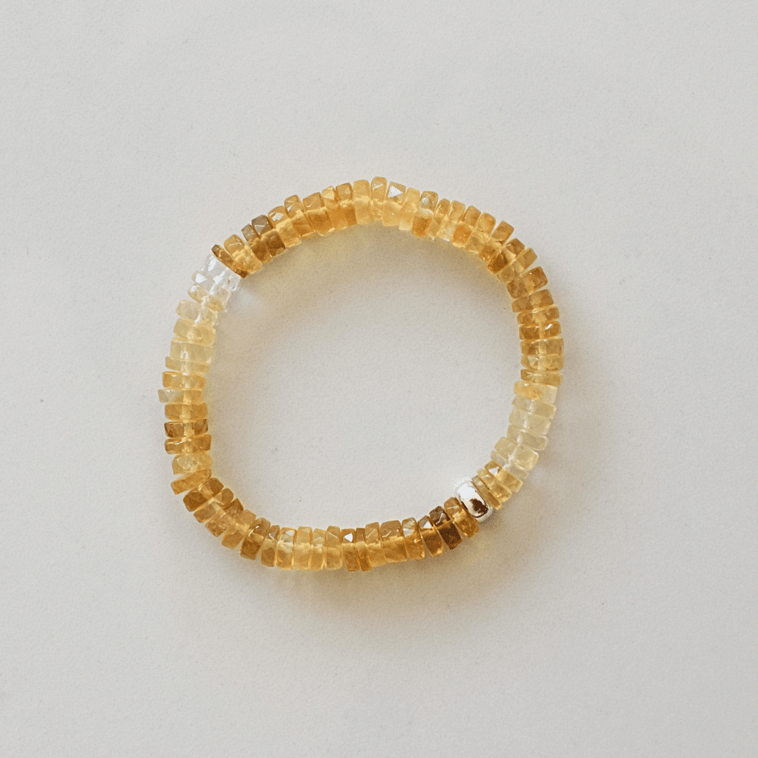 Golden Abundance – Citrine Faceted Bracelet - Bright Earth Apparel