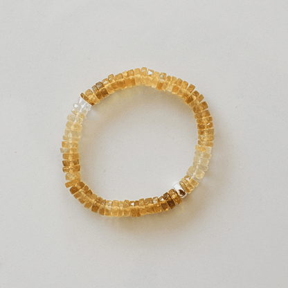 Golden Abundance – Citrine Faceted Bracelet - Bright Earth Apparel