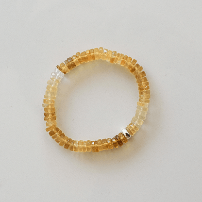 Golden Abundance – Citrine Faceted Bracelet - Bright Earth Apparel