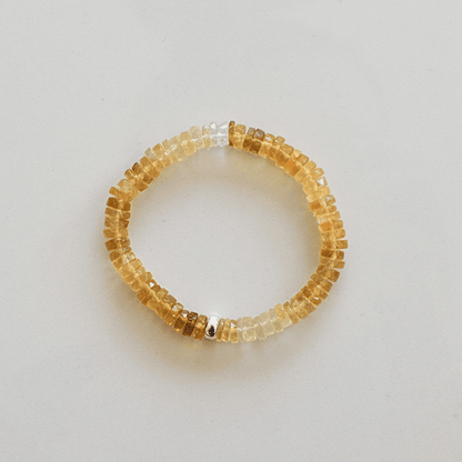 Golden Abundance – Citrine Faceted Bracelet - Bright Earth Apparel