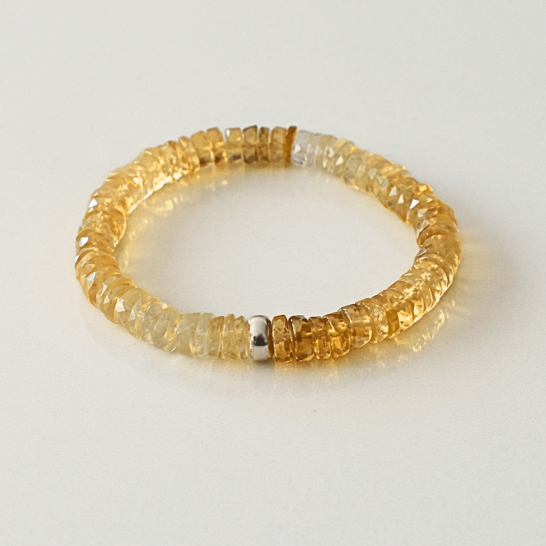 Golden Abundance – Citrine Faceted Bracelet - Bright Earth Apparel