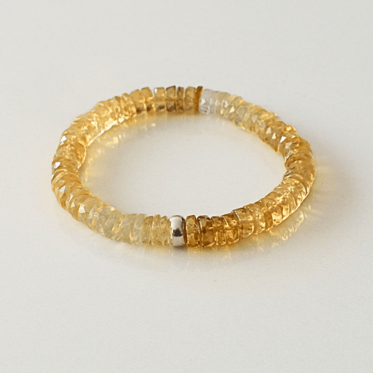 Golden Abundance – Citrine Faceted Bracelet - Bright Earth Apparel