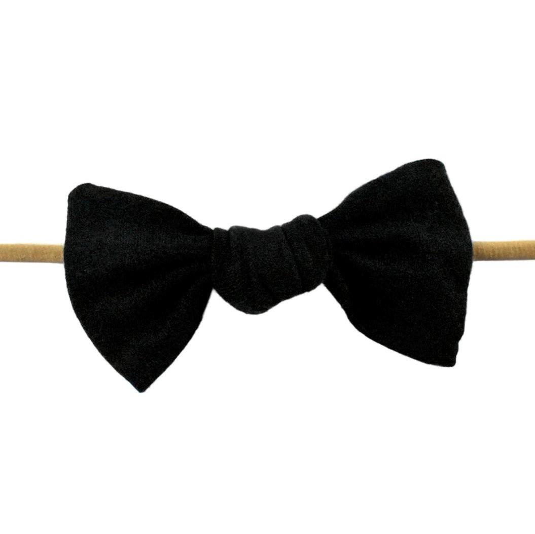 Nylon Bow in Midnight - Bright Earth Apparel