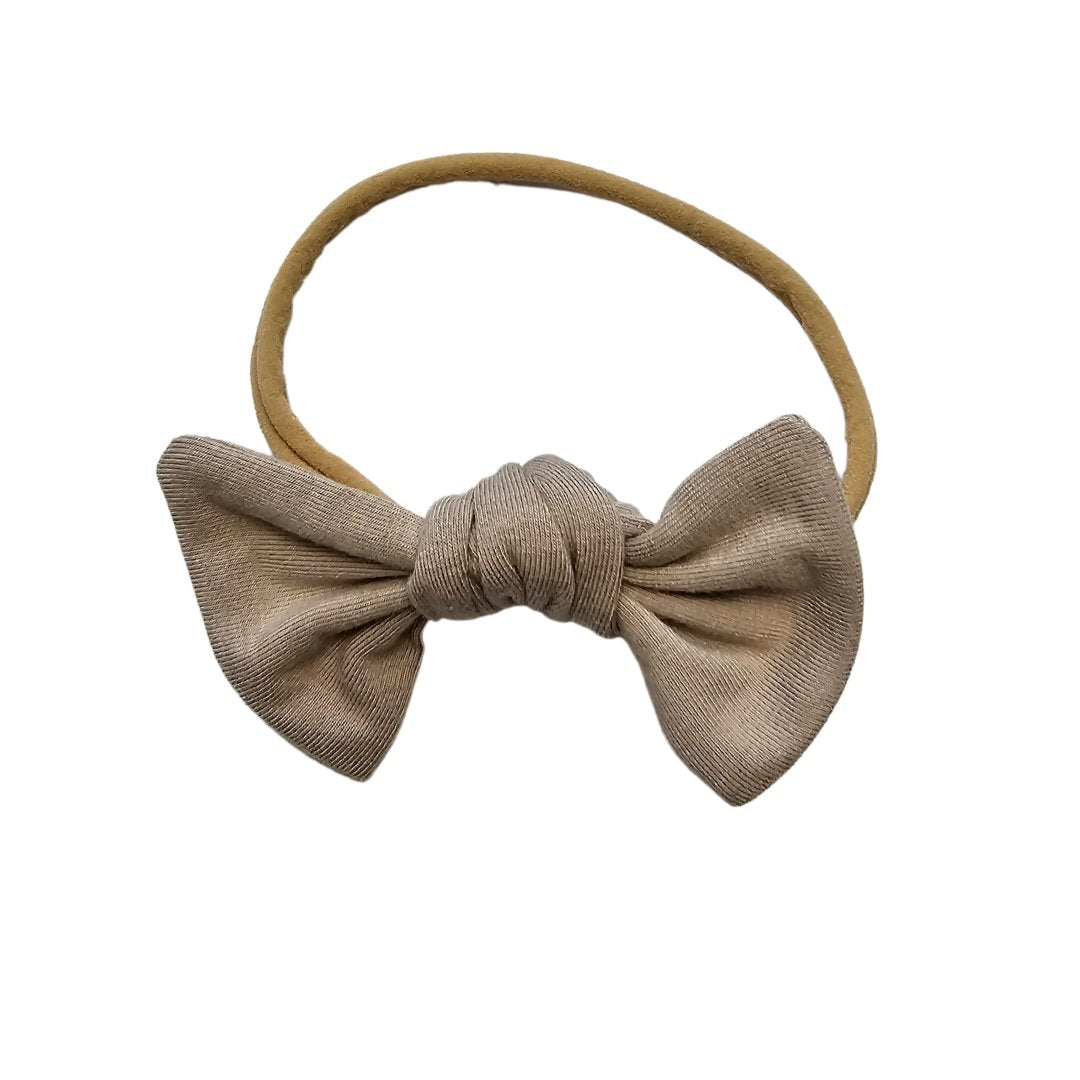 Nylon Bow in Oatmeal - Bright Earth Apparel