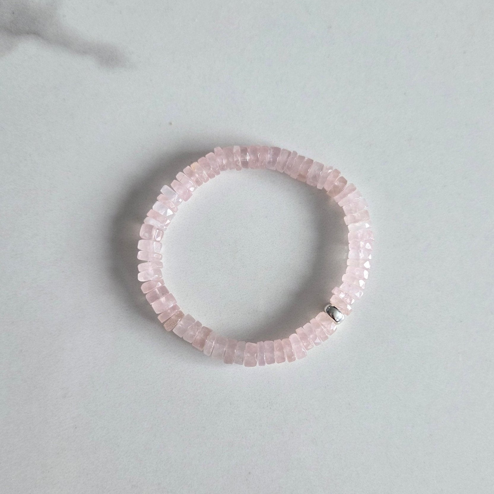 Rose Glow – Rose Quartz Faceted Bracelet - Bright Earth Apparel