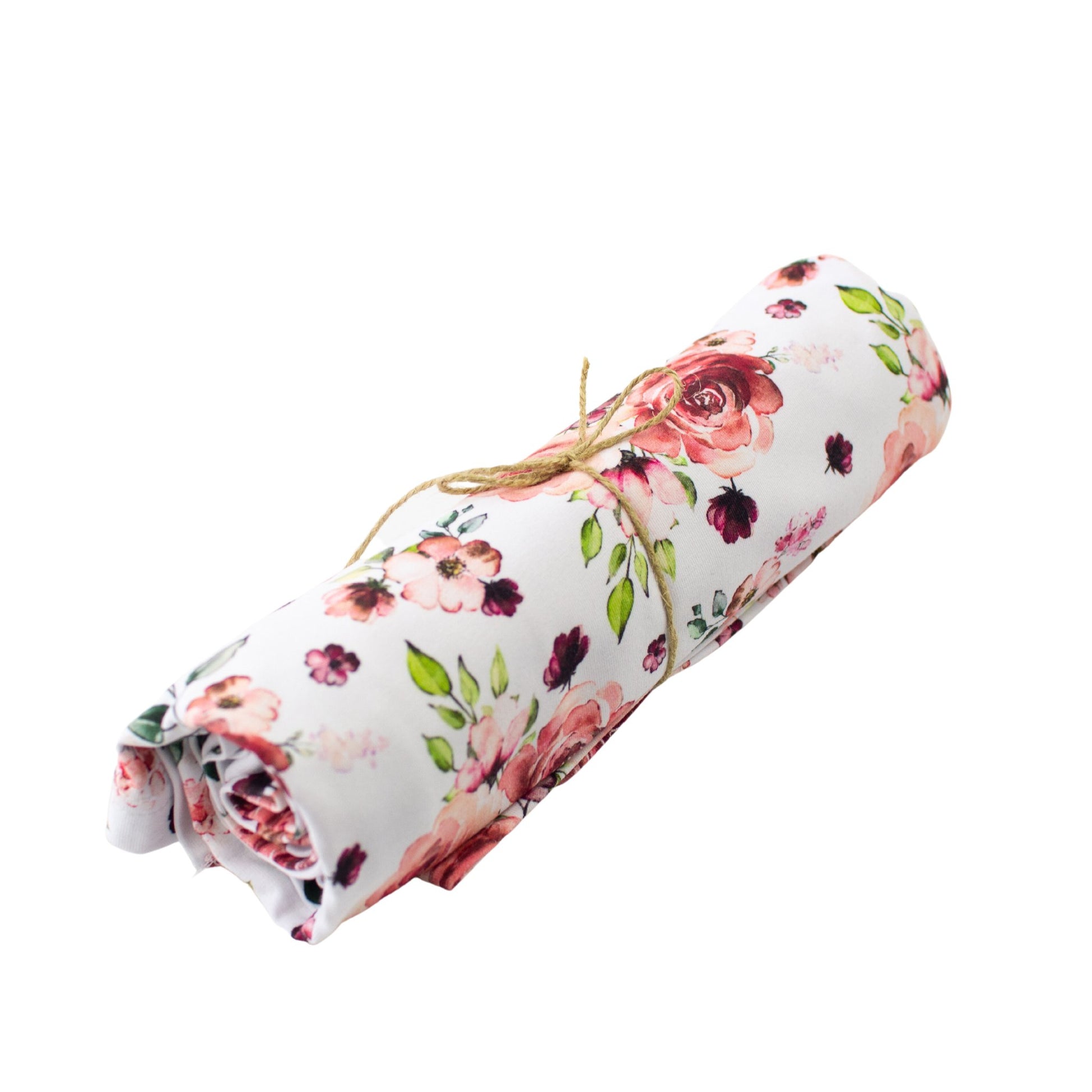 Swaddle Blanket in Roses - Bright Earth Apparel