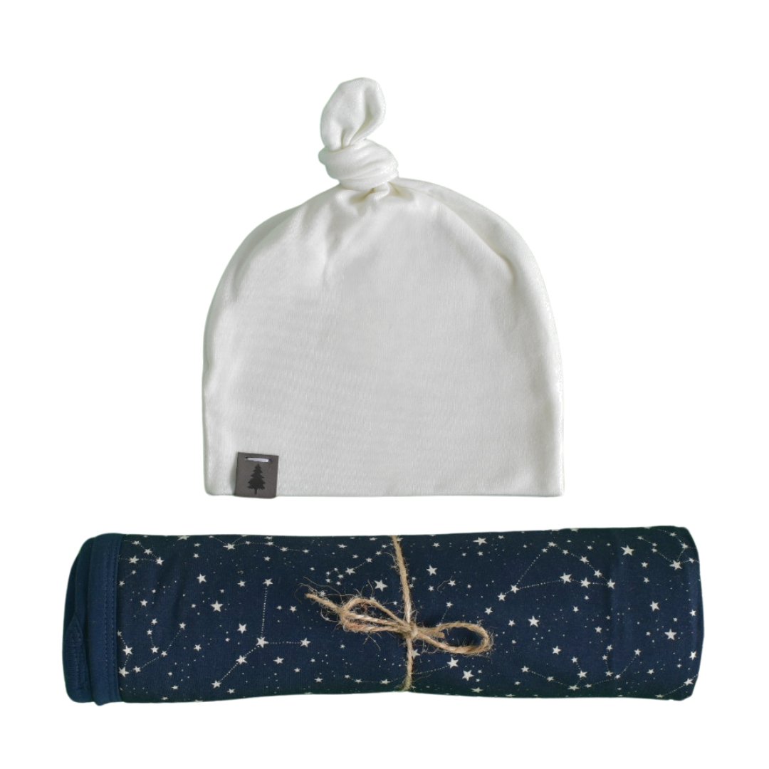 Swaddle Set in Constellation - Bright Earth Apparel