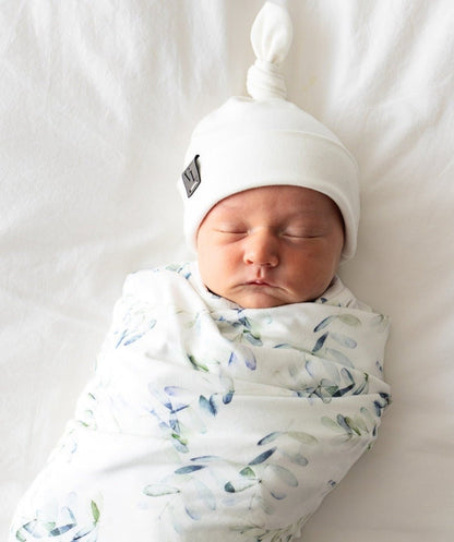 Swaddle Set in Eucalyptus - Bright Earth Apparel