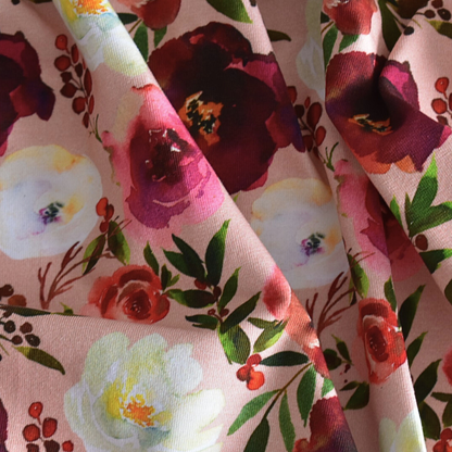 Swaddle Set in Peonies - Bright Earth Apparel