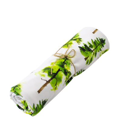 Swaddle Set in Pine Trees - Bright Earth Apparel