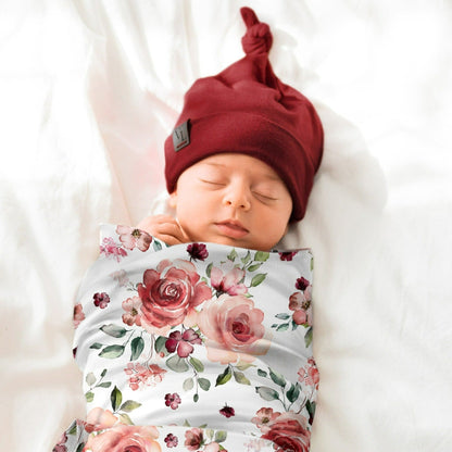 Swaddle Set in Roses - Bright Earth Apparel