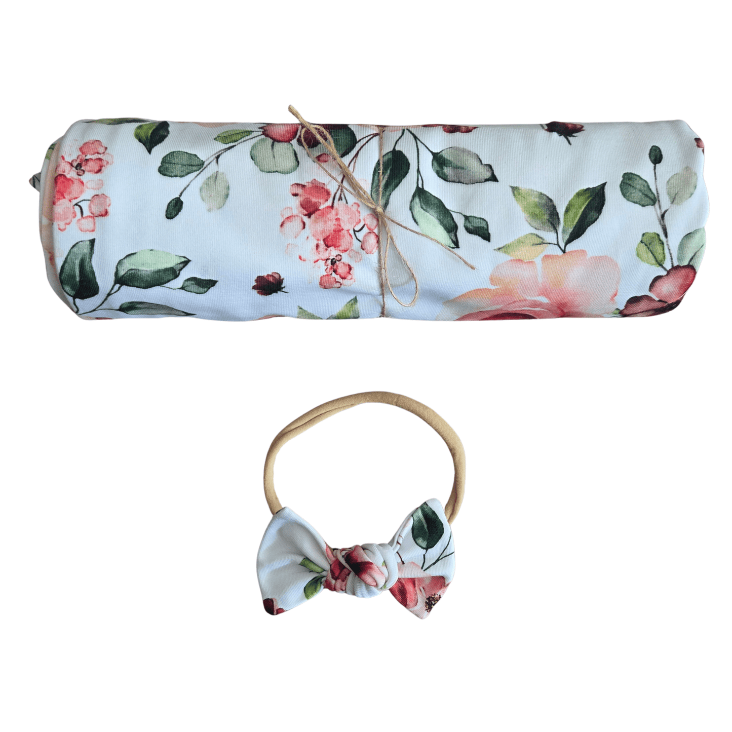 Swaddle Set in Roses - Bright Earth Apparel