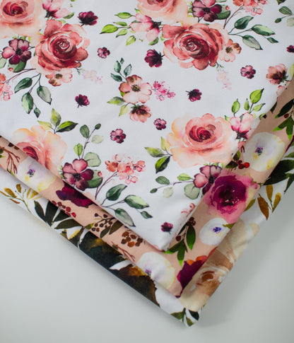 Swaddle Set in Roses - Bright Earth Apparel